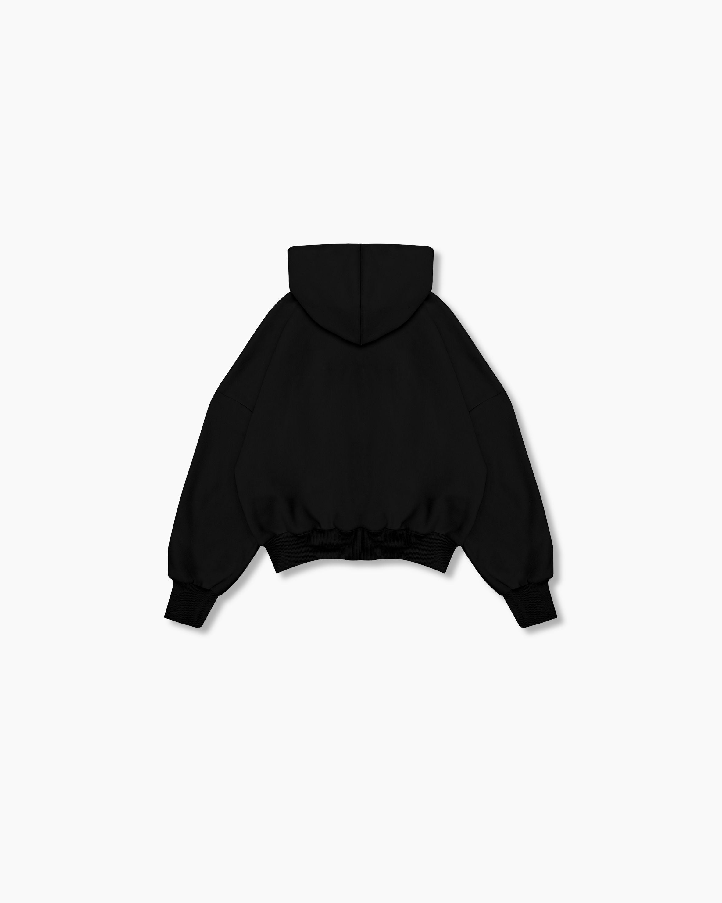 Box Hoodie Threads - Black