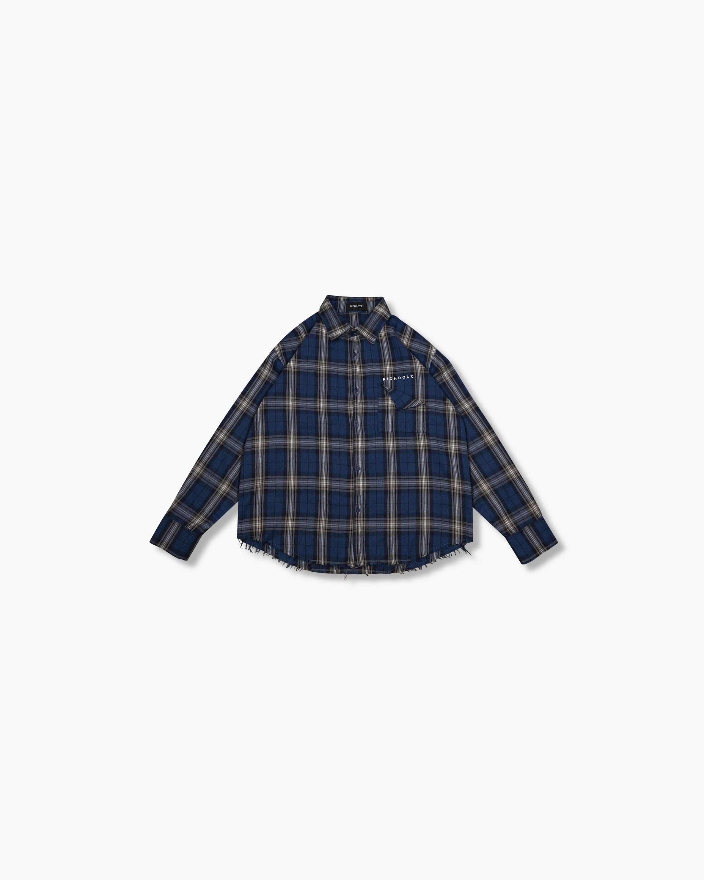 Flannel Long sleeves - Pacific Blue