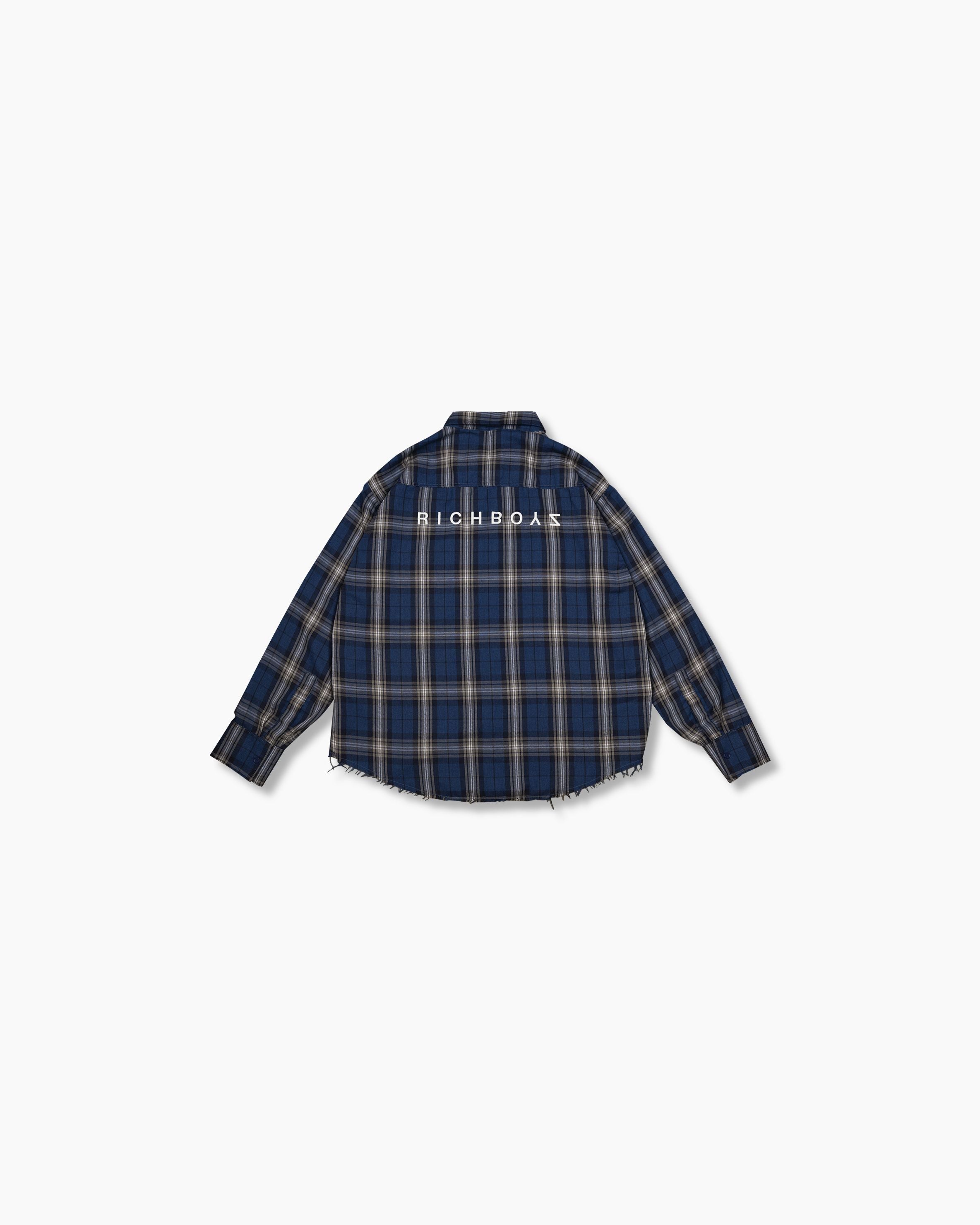 Flannel Long sleeves - Pacific Blue