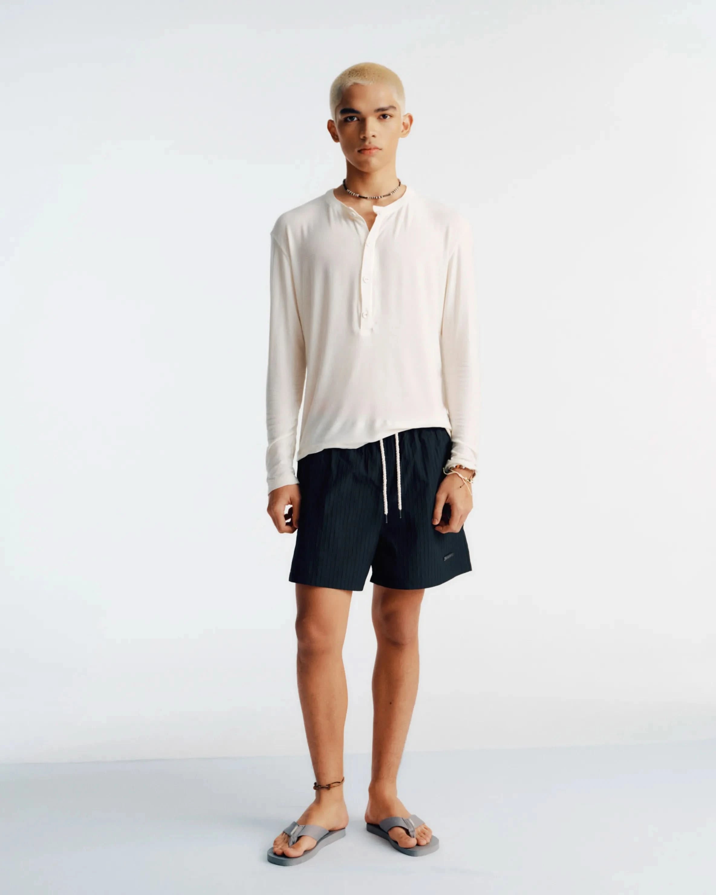 Henley - White