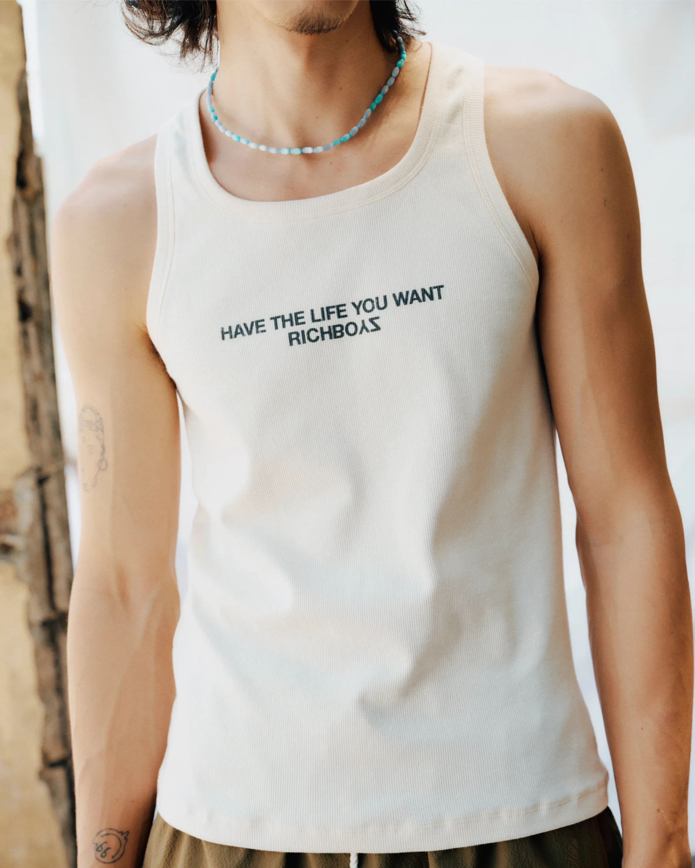 Lounge Tank - Cream