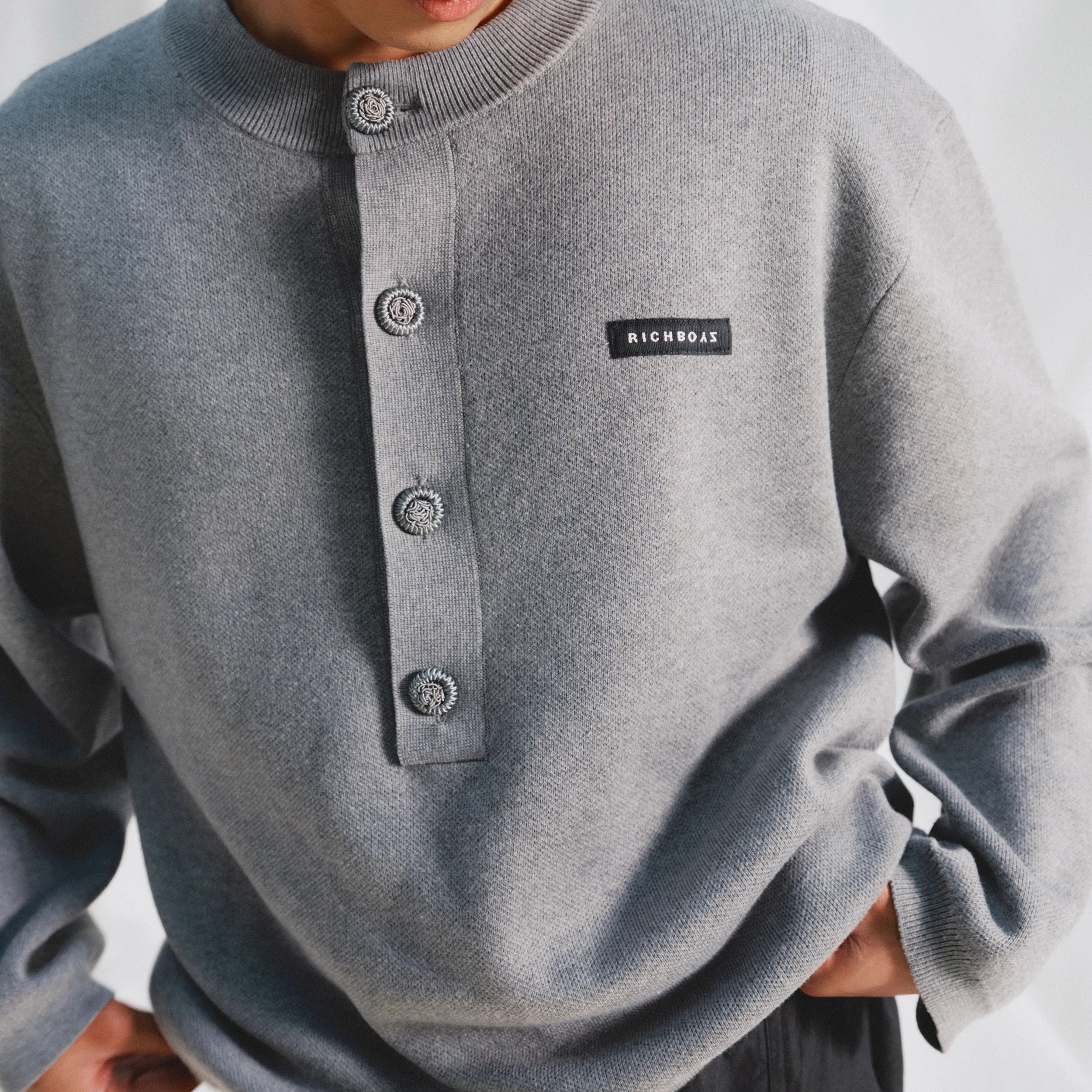 Knitted Longsleeves - Glacier