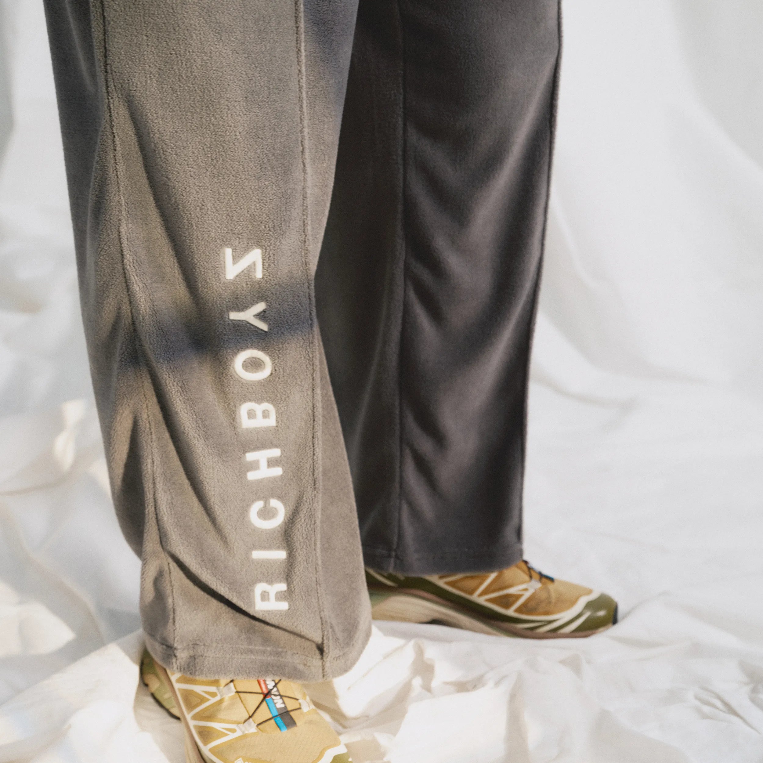 Pleated Lounge Pants - Glacier