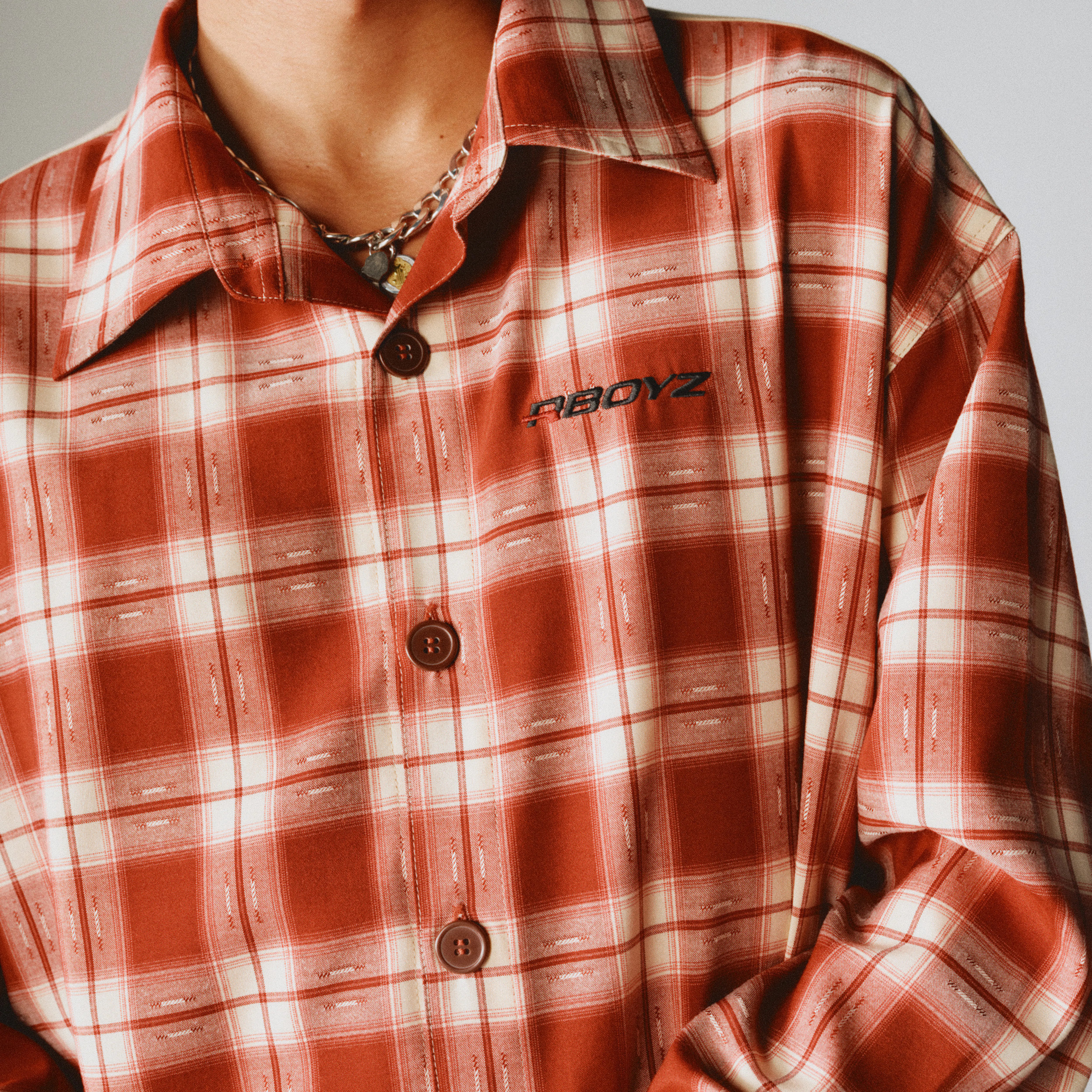 Box Long sleeve Plaid - Red