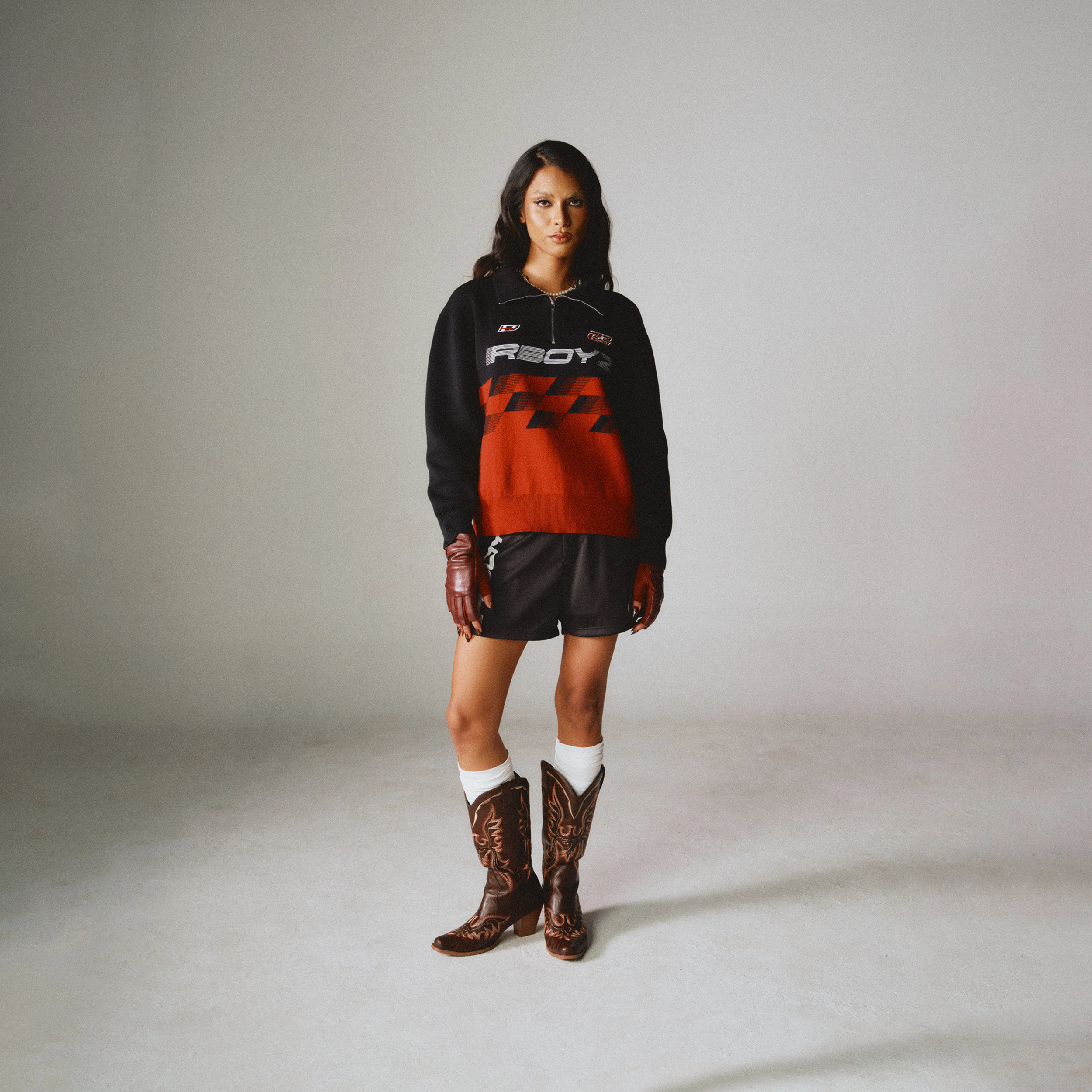 Quarter Zip Knit Pullover