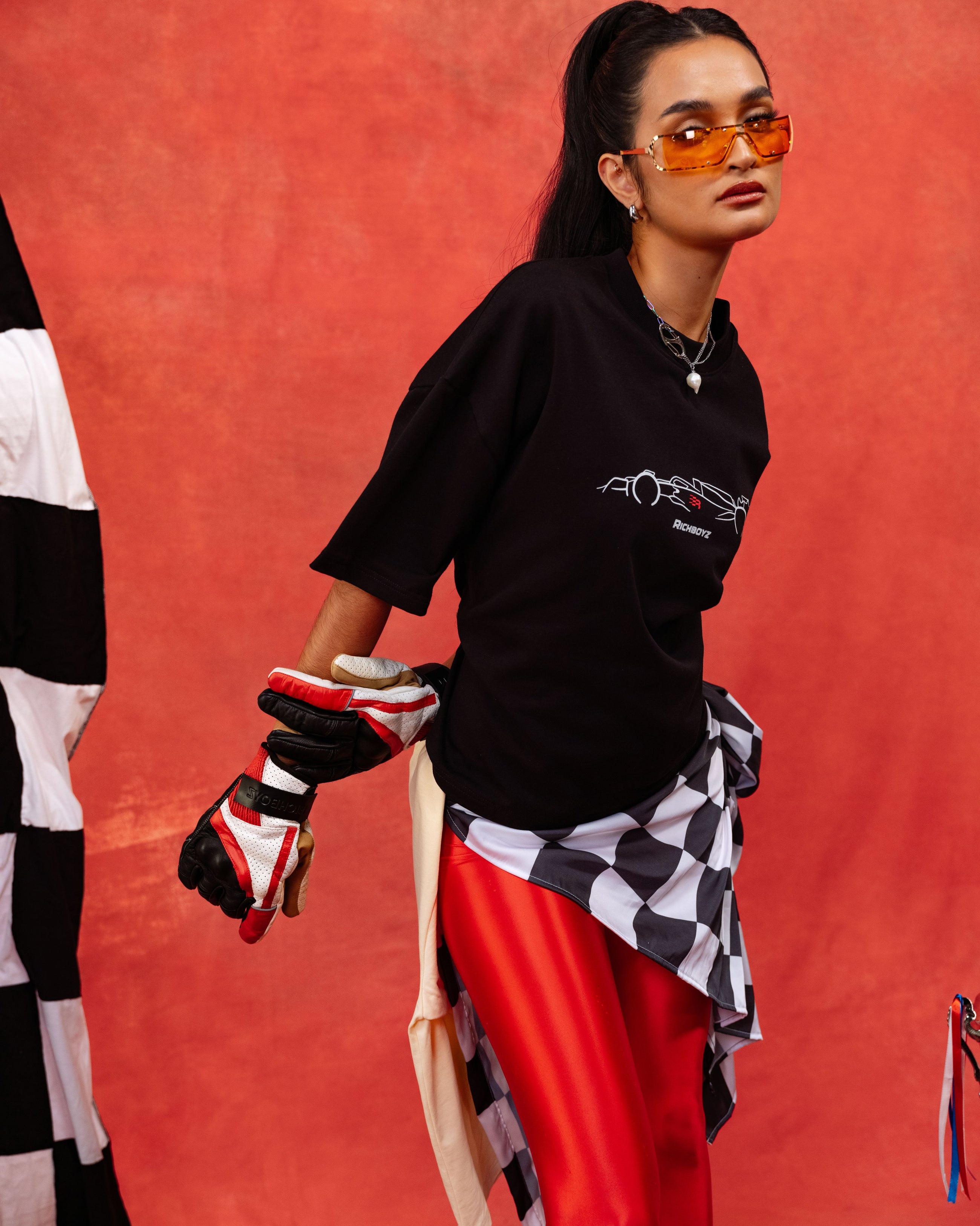 Premium Box Tee - Racing Black