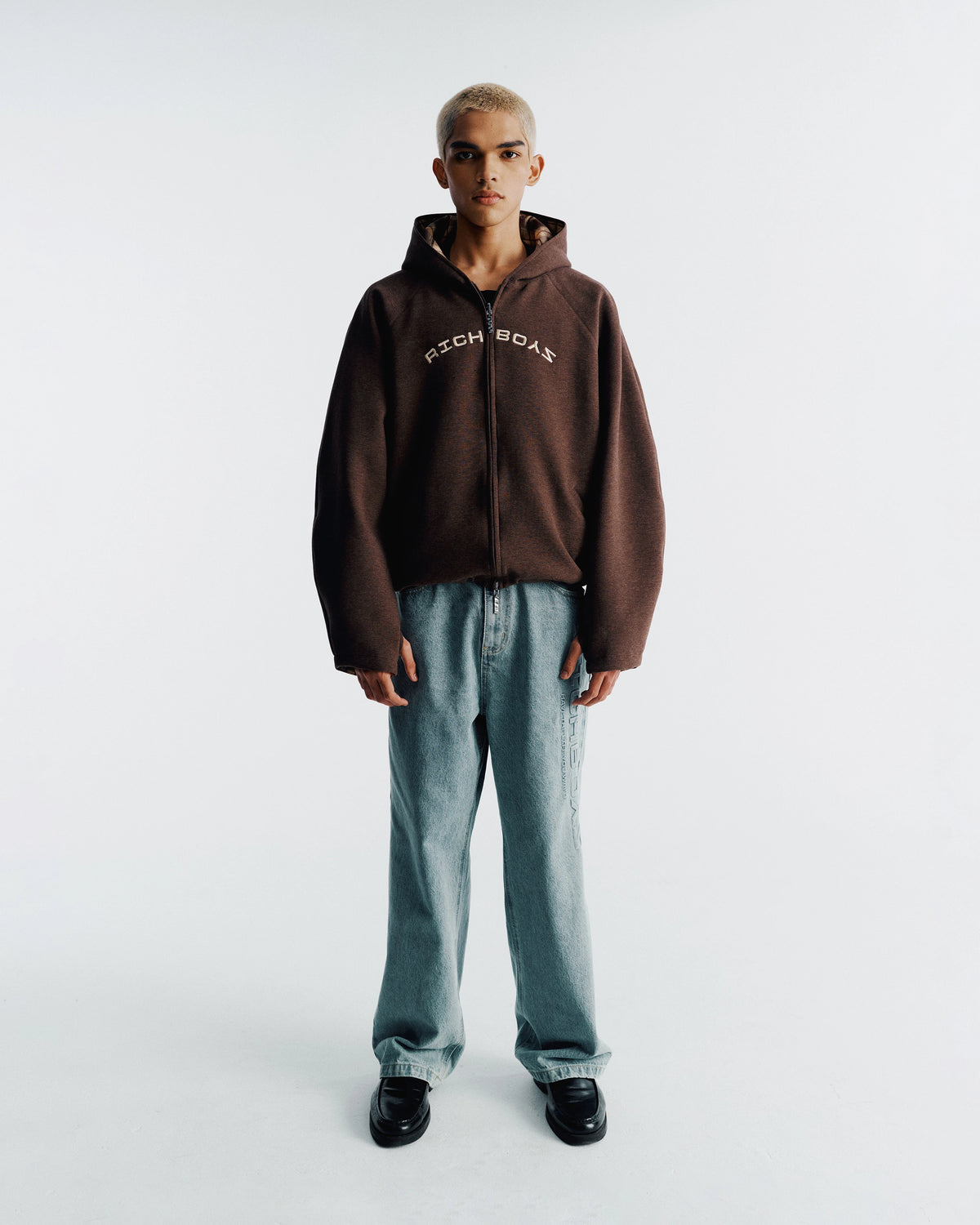 Reversible Airy Zip Hoodie