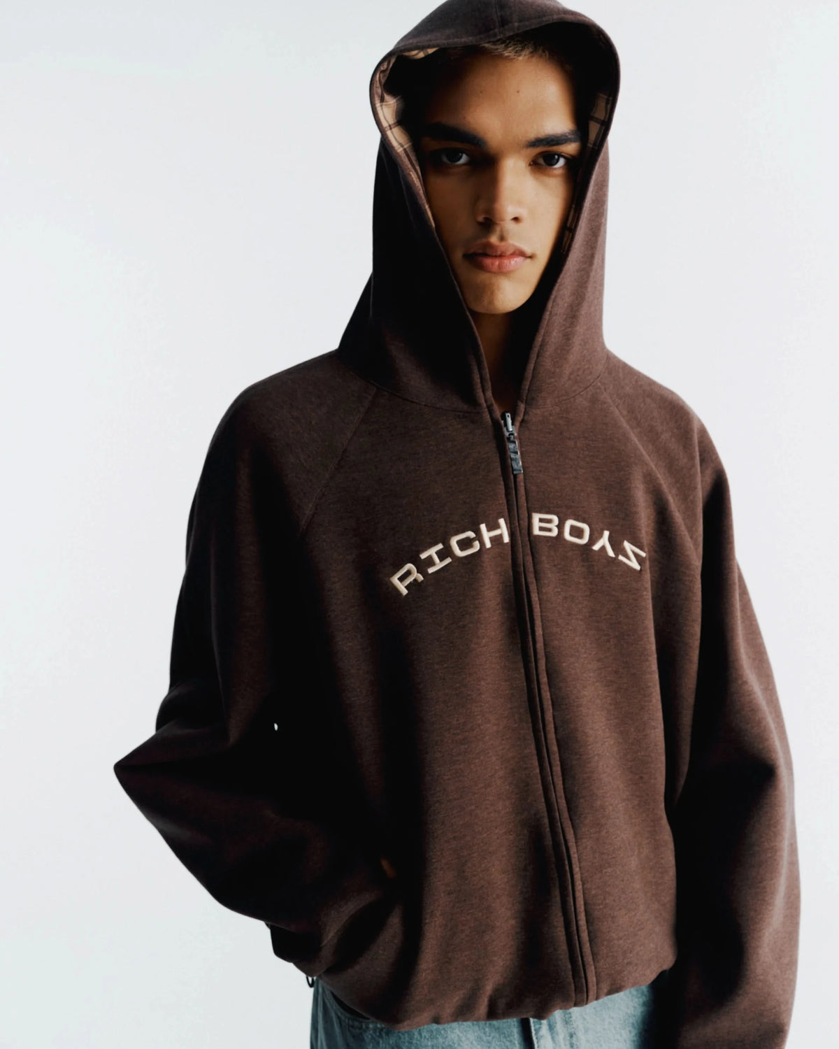 Reversible Airy Zip Hoodie