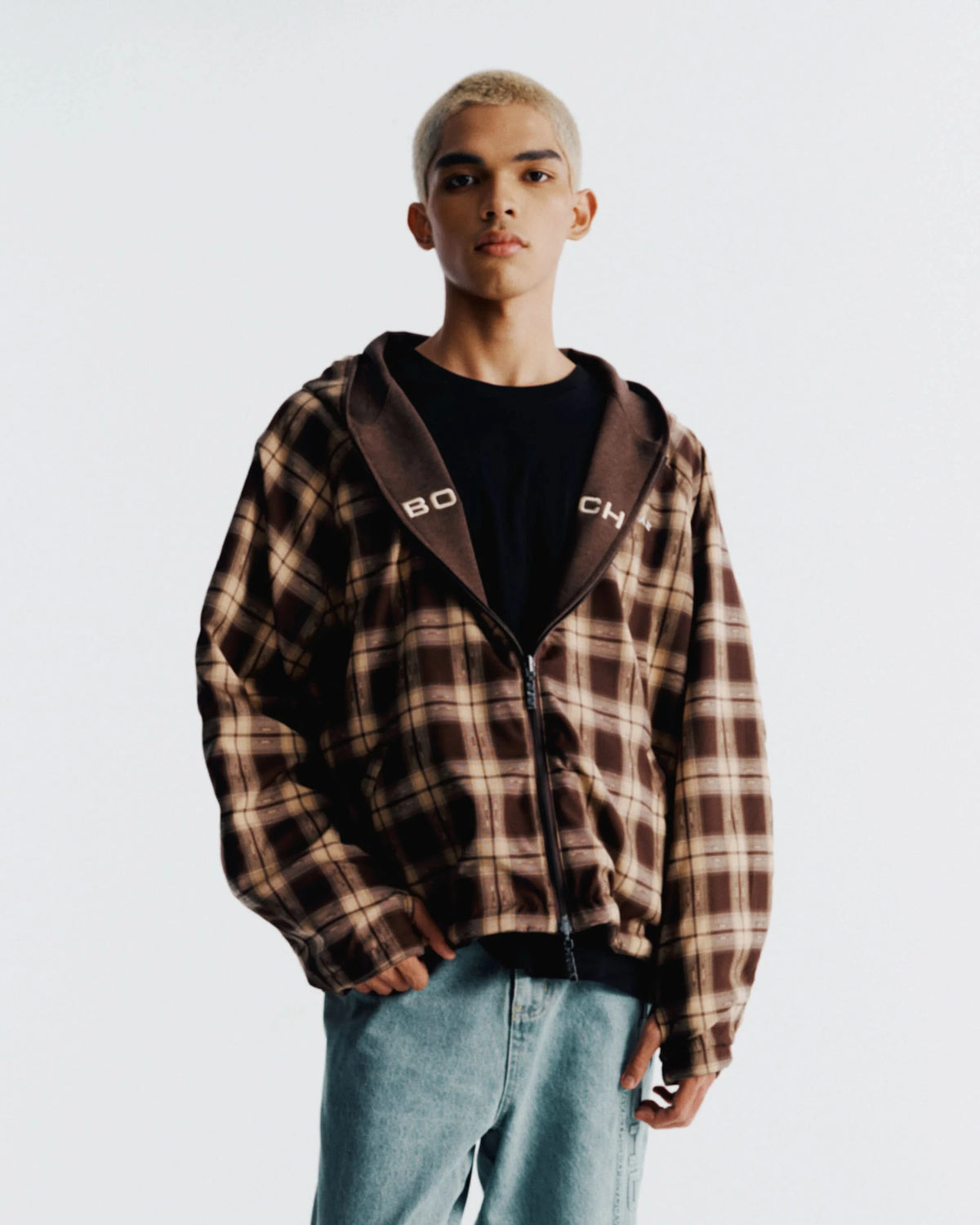 Reversible Airy Zip Hoodie