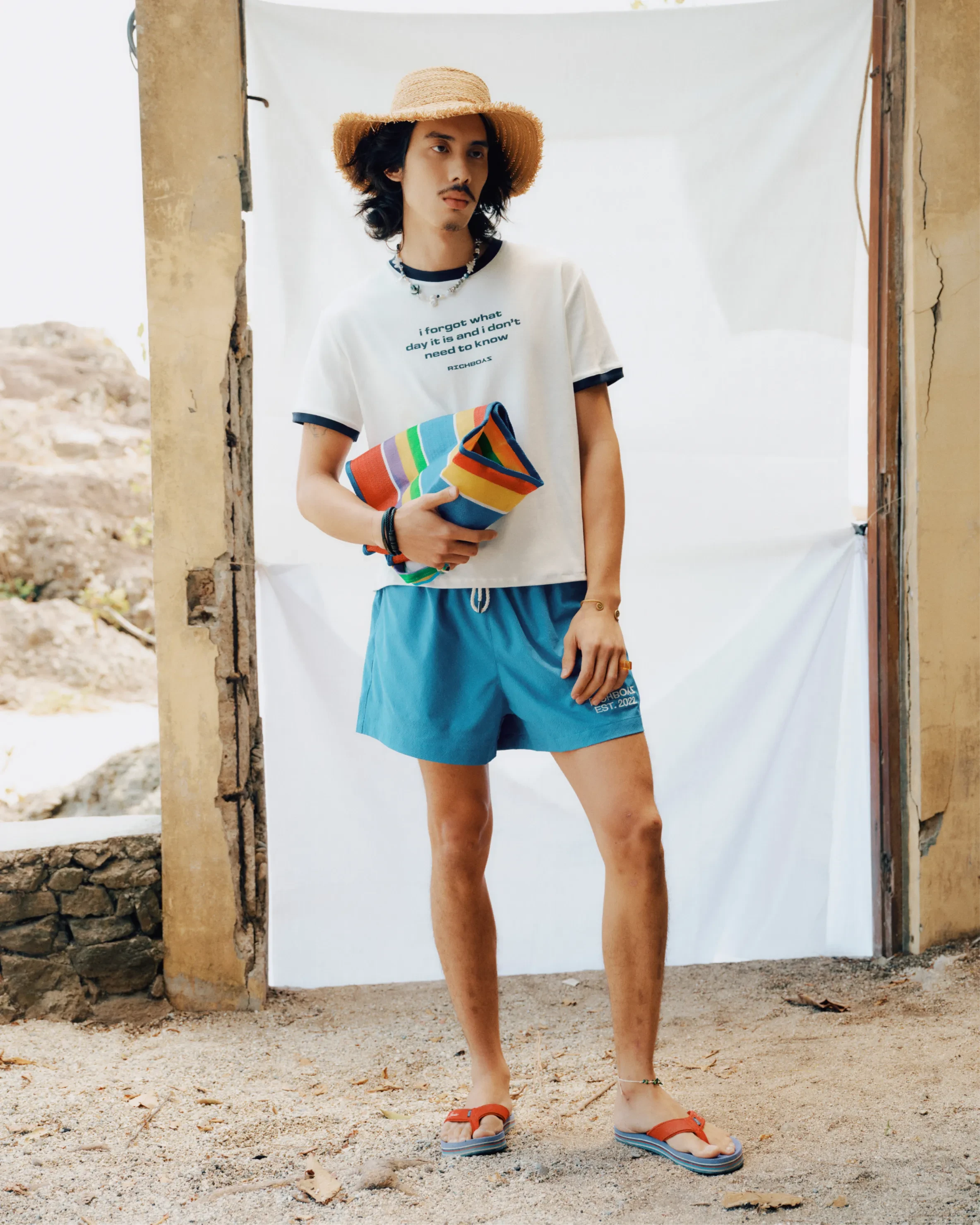 Ringer Tee - White