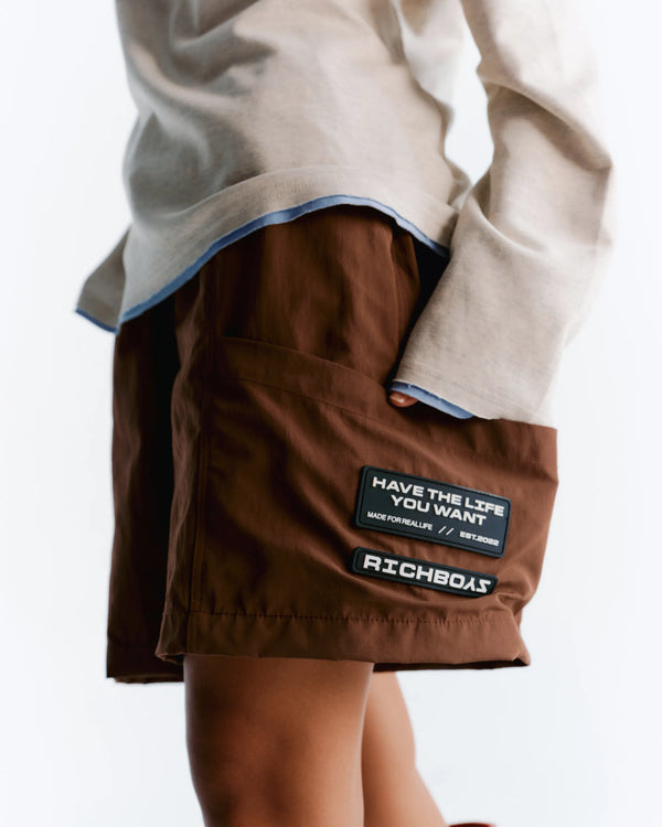 Trail shorts - Brown