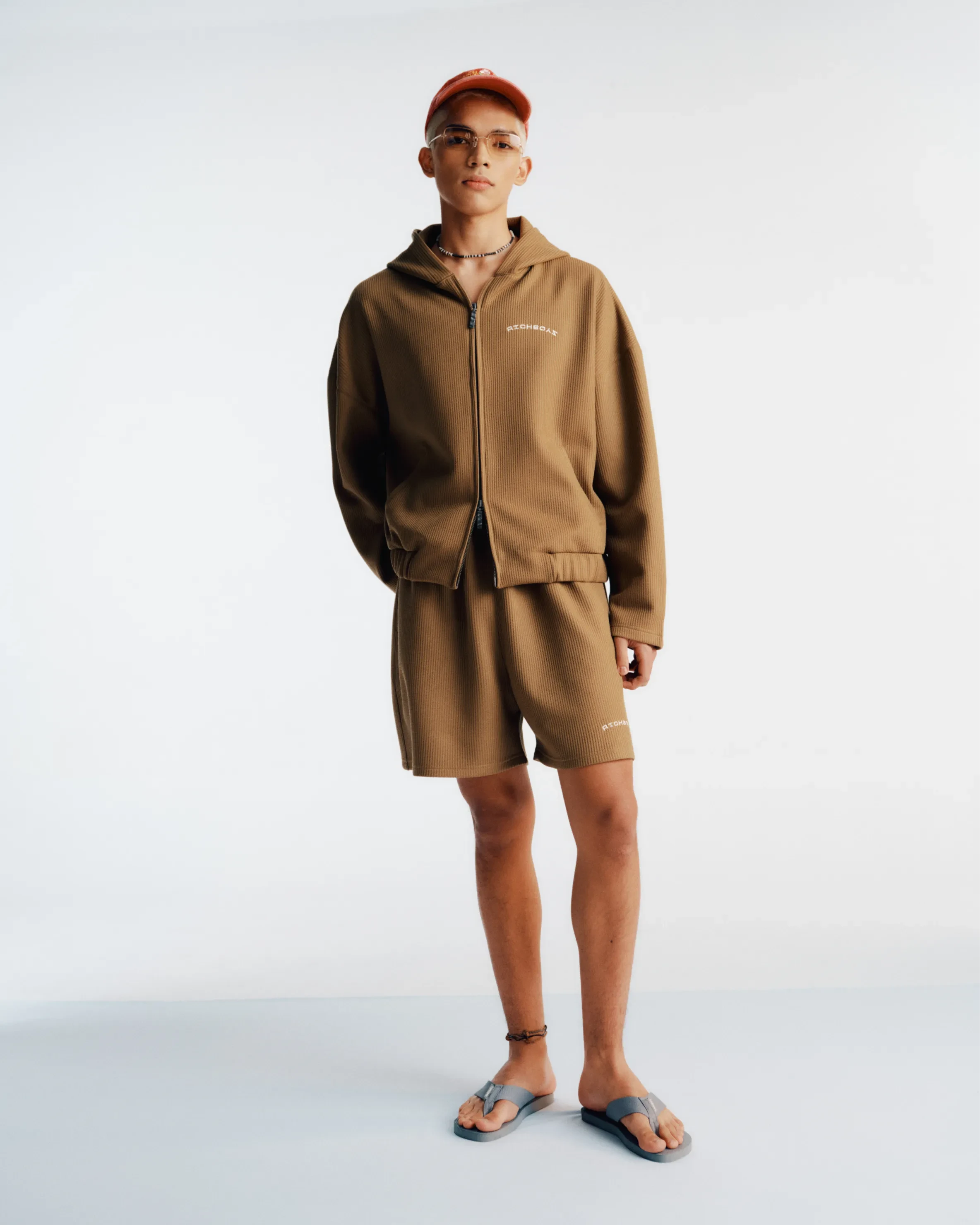 Waffle Hoodie - Leaf