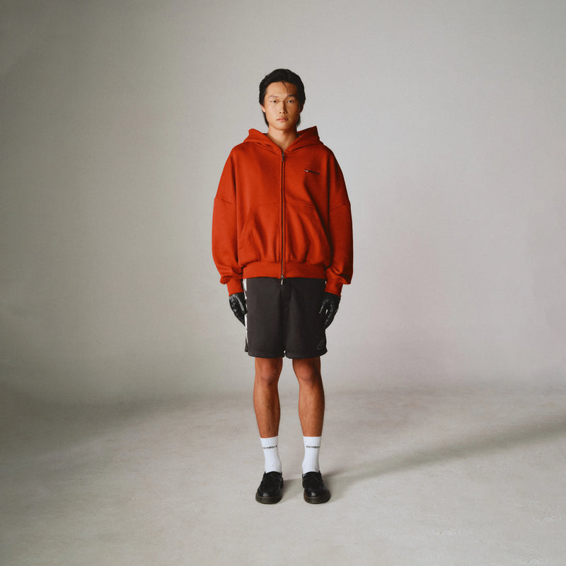 Zip Motion Hoodie - Red