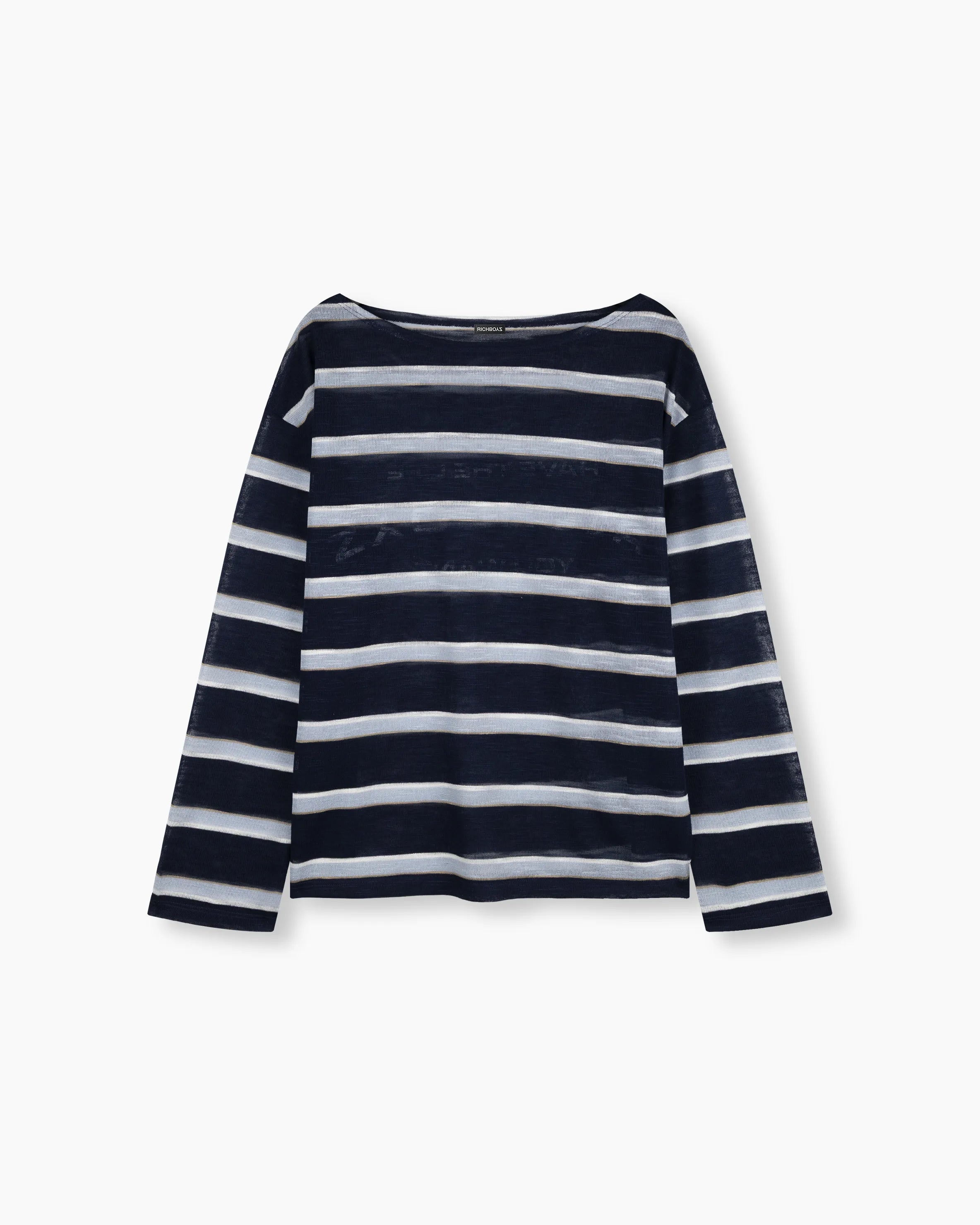 Striped Cover Up - Blue