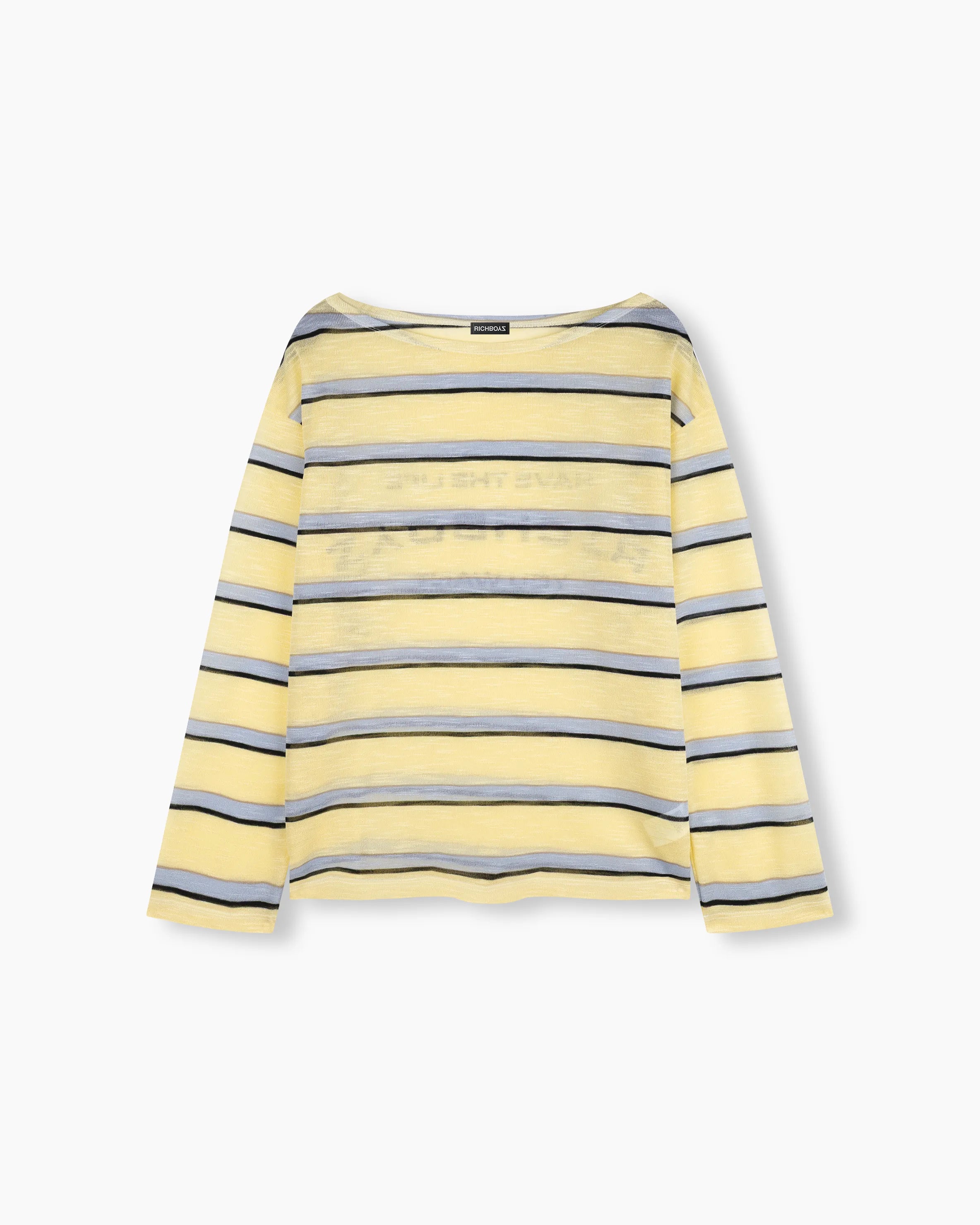 Striped Cover Up - Yellow