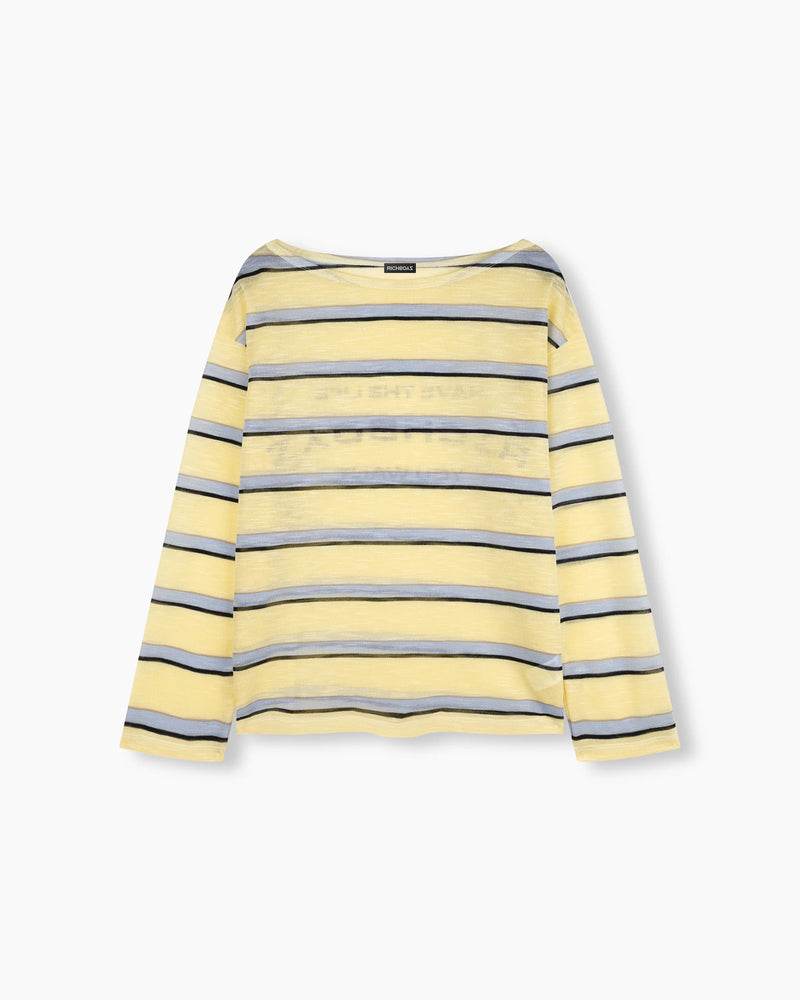 Striped Cover Up - Yellow