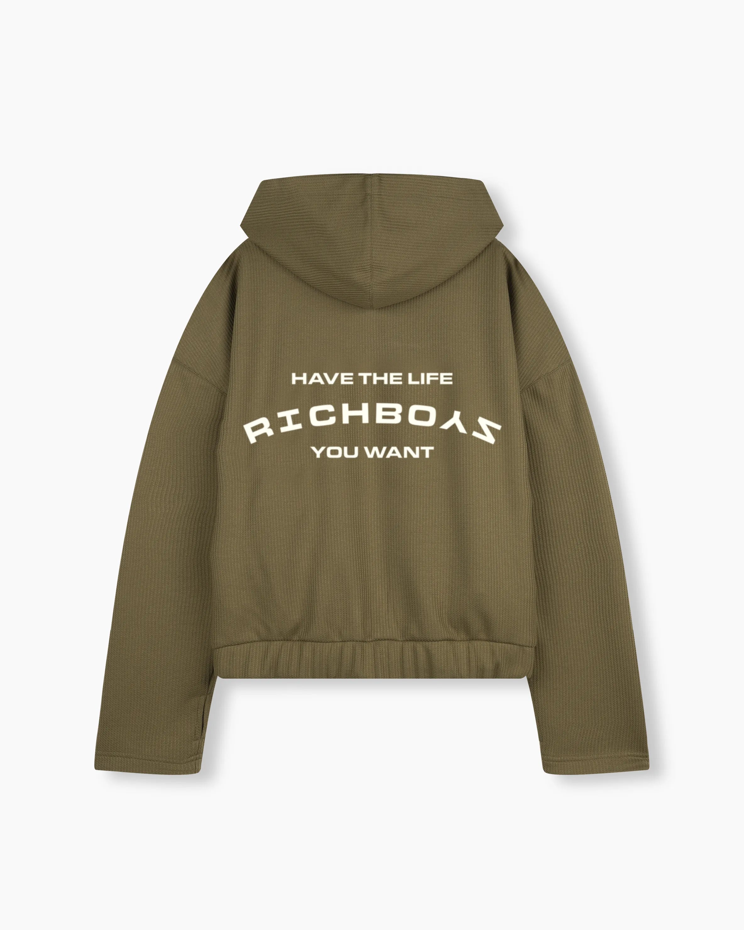 Waffle Hoodie - Leaf