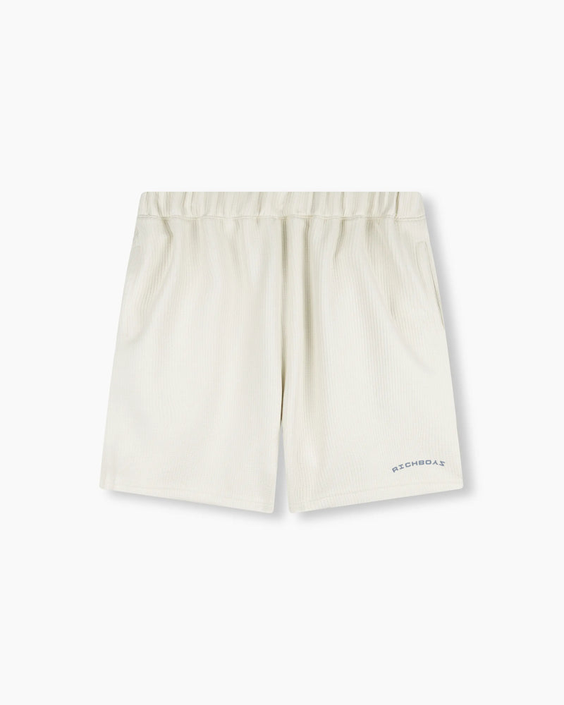 Waffle Short - White