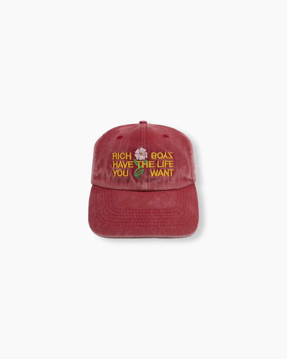 Washed Cap - Red
