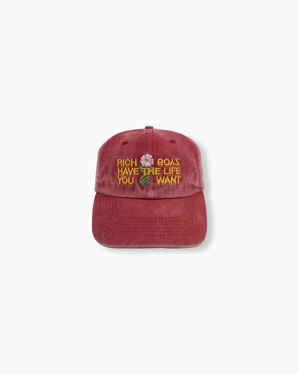 Washed Cap - Red
