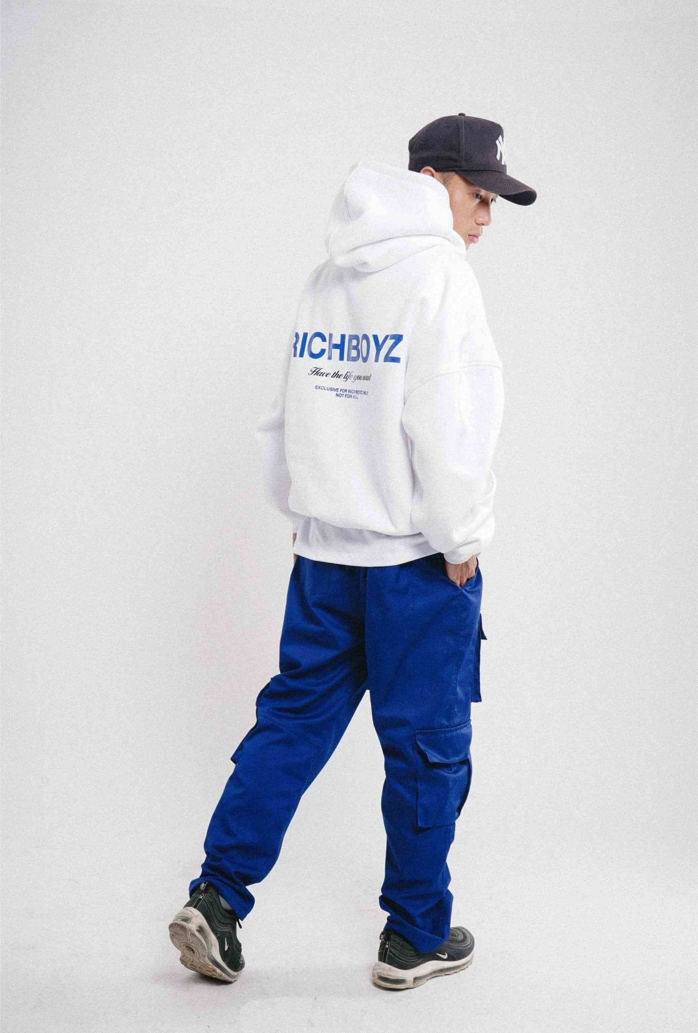 CARGO PANTS - BLUE - Richboyz