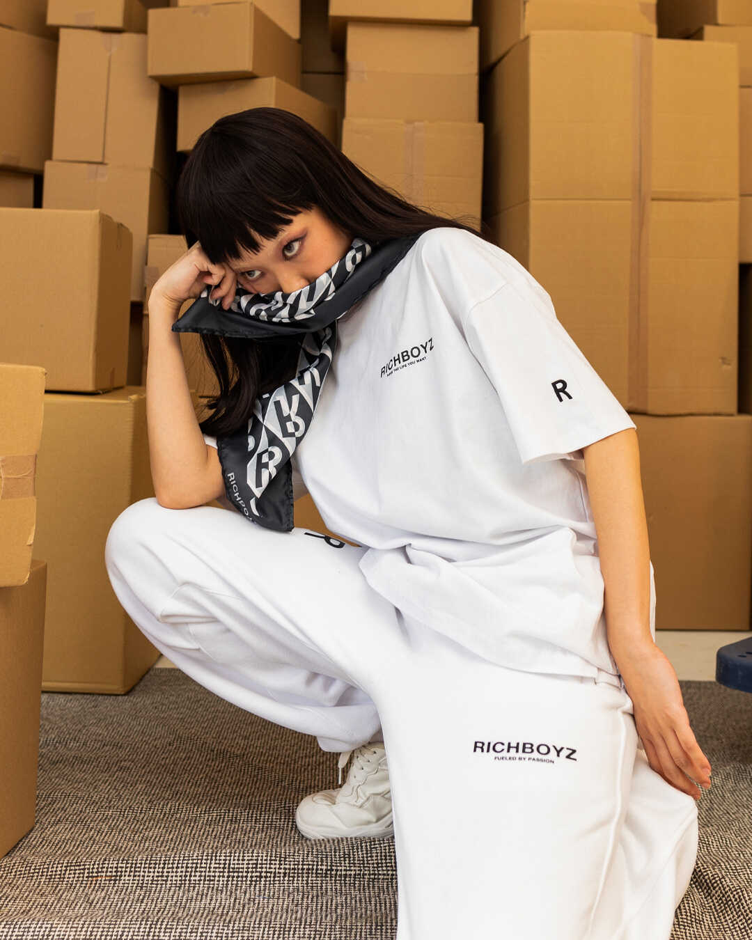 DROP SHOULDER TEE - CLOUD - Richboyz