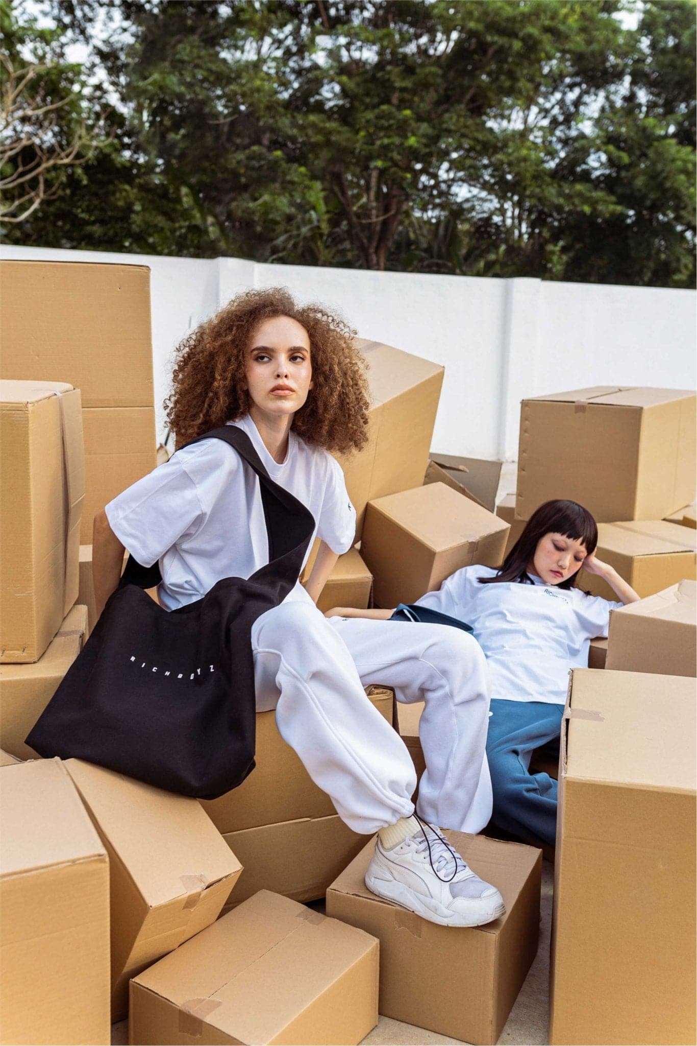 DROP SHOULDER TEE - SAPPHIRE - Richboyz