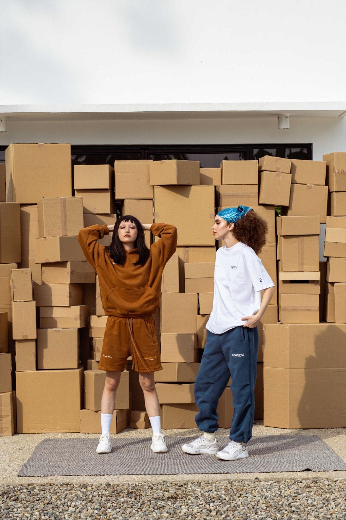 DROP SHOULDER TEE - SAPPHIRE - Richboyz