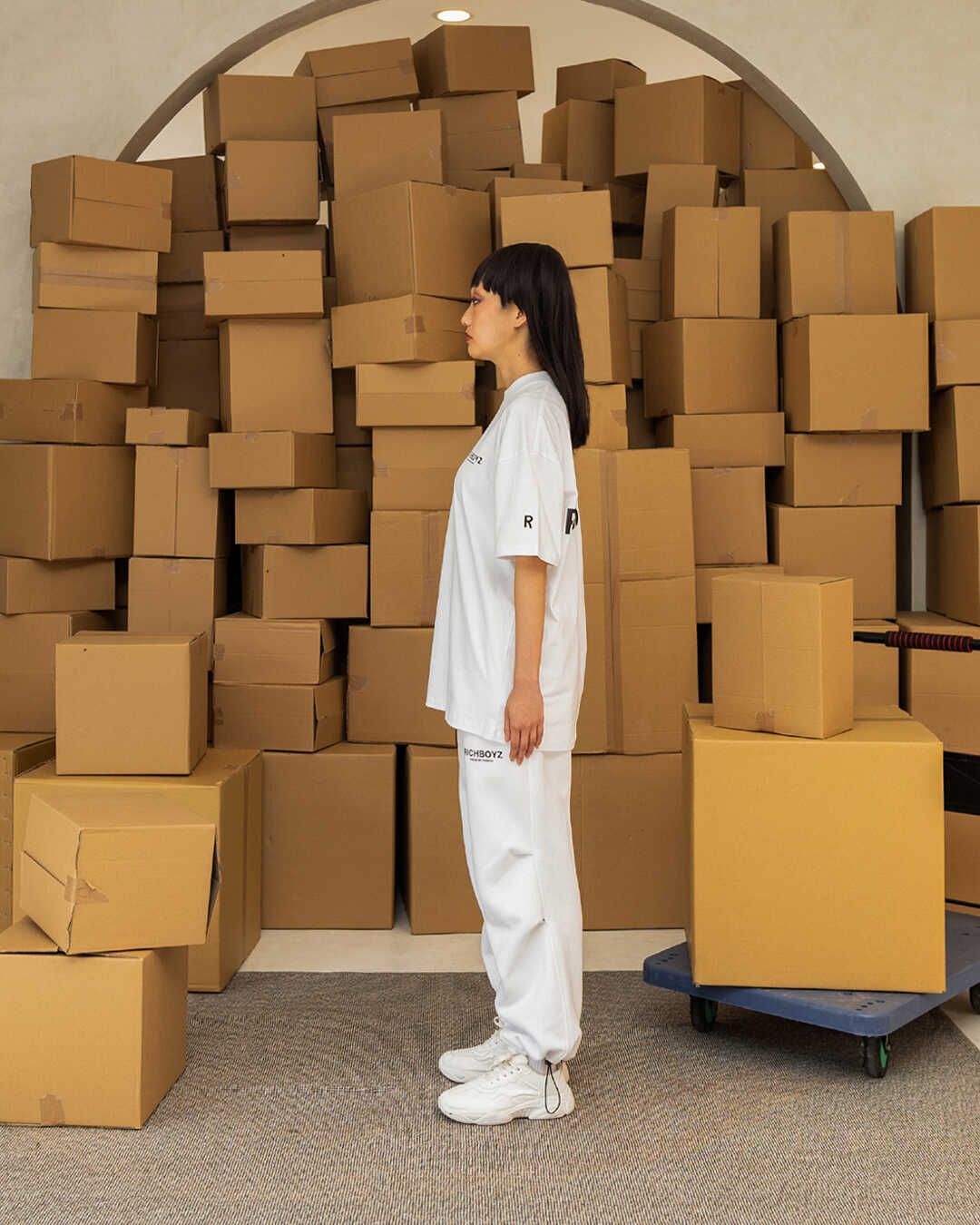 FLIGHT PANTS - CLOUD - Richboyz