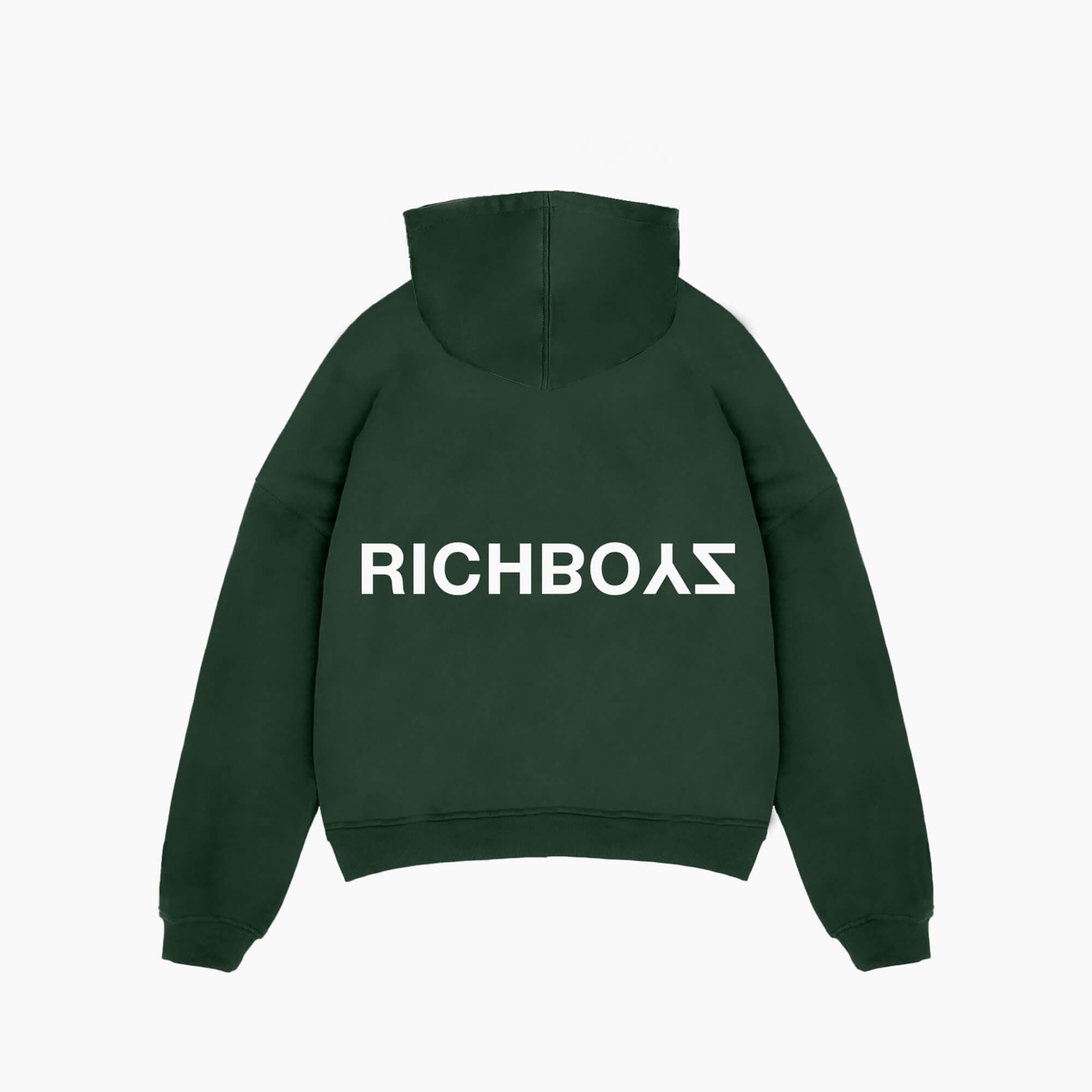 HOODIE - HUNTER GREEN - Richboyz