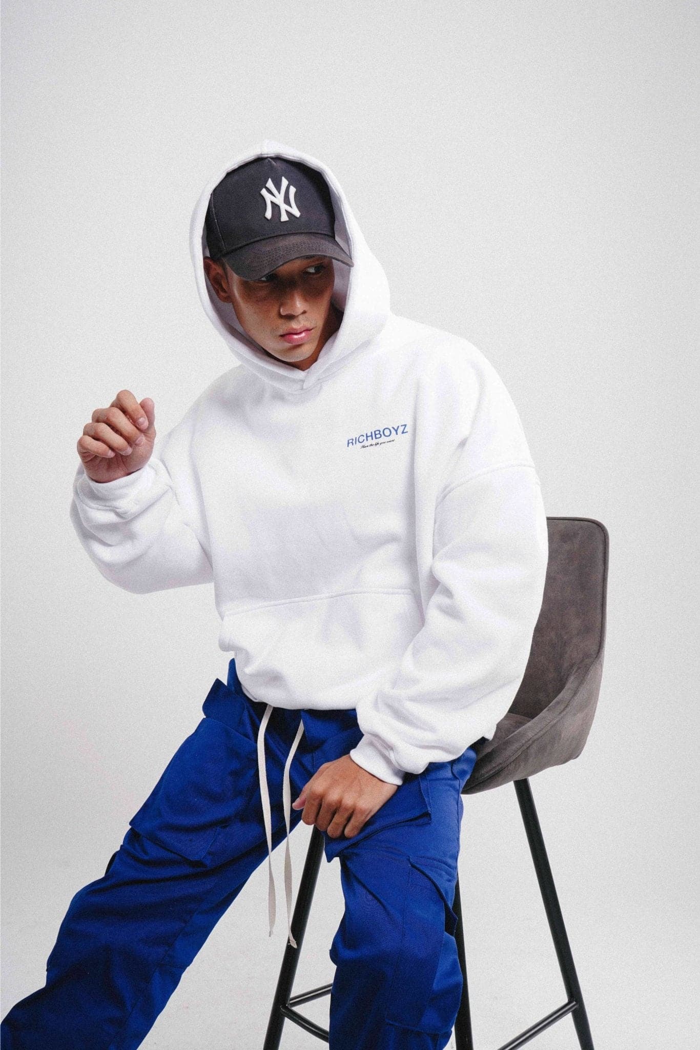 HOODIE - WHITE - Richboyz