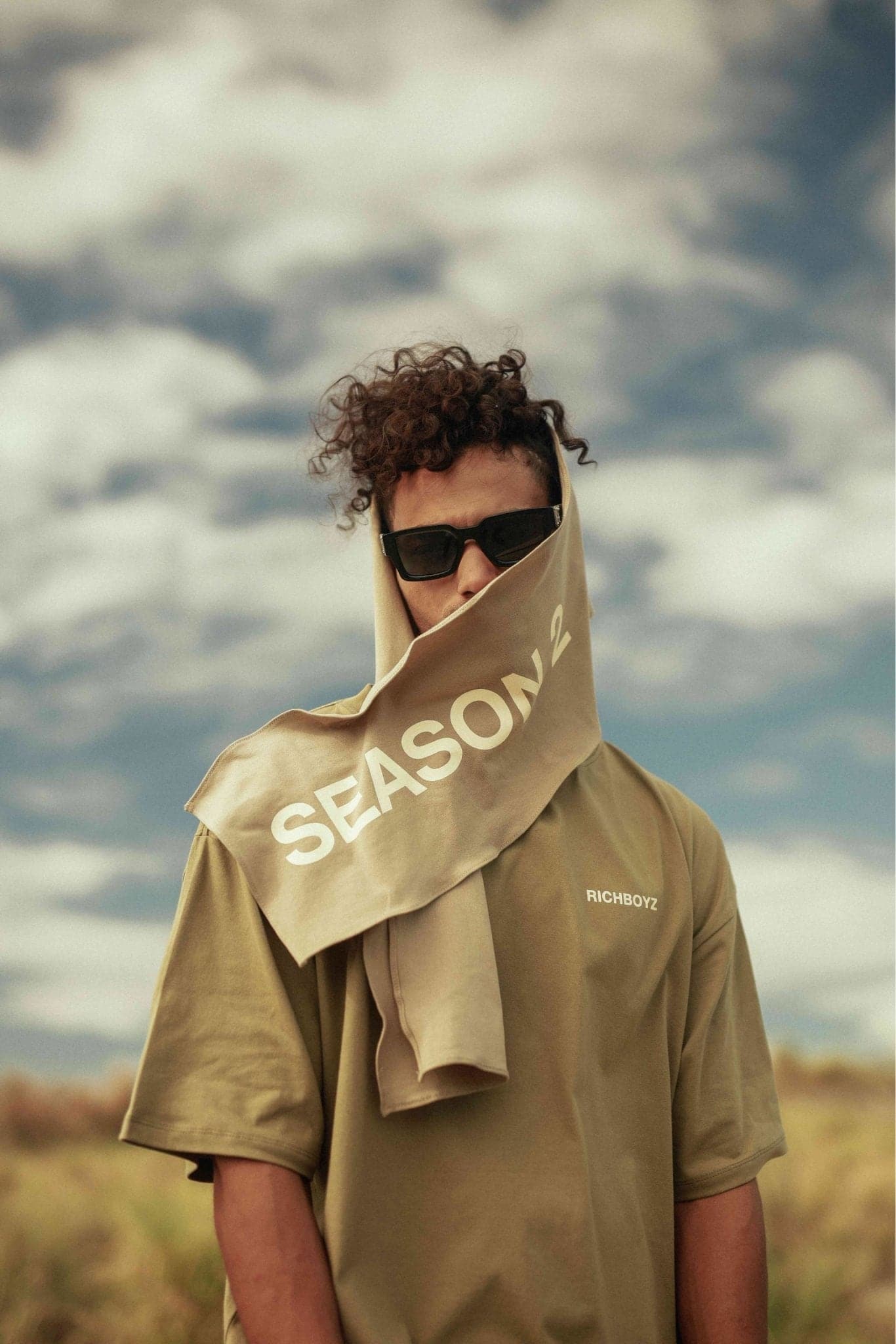 RELAXED DROP SHOULDER TEE - ARTICHOKE - Richboyz