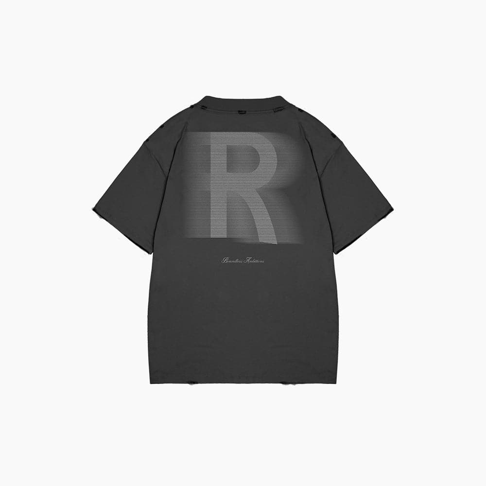 RELAXED DROP SHOULDER TEE - ASPHALT - Richboyz