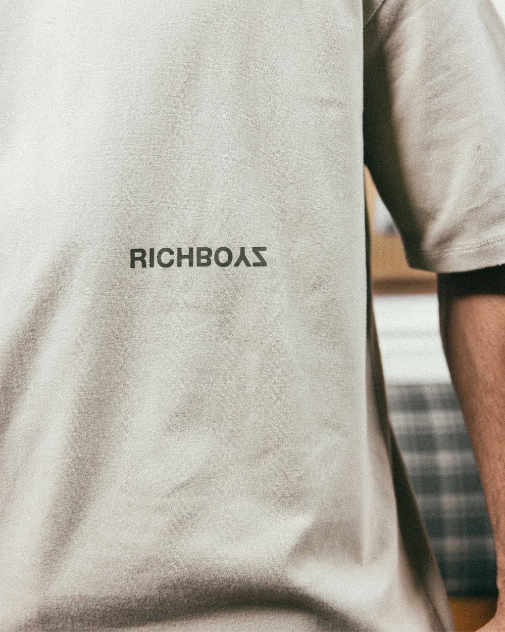 RELAXED DROP SHOULDER TEE - DUNE - Richboyz