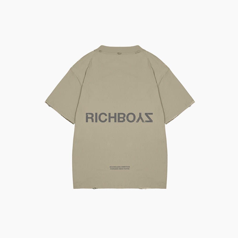 RELAXED DROP SHOULDER TEE - DUNE - Richboyz