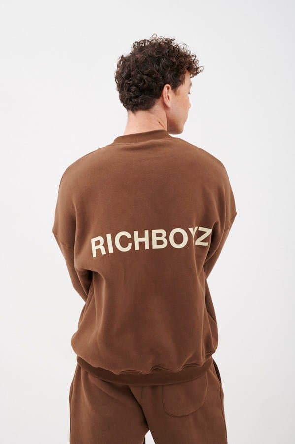 SWEATSHIRT - CHOCO BROWN - Richboyz