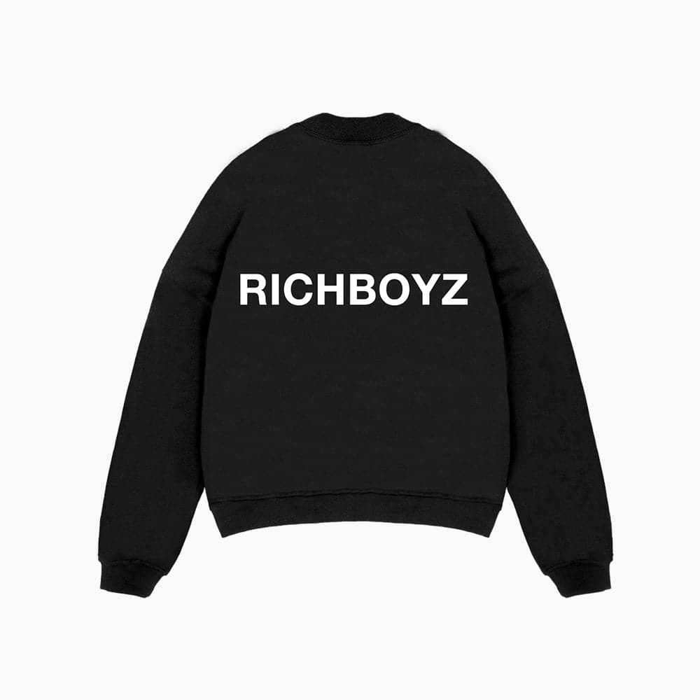 SWEATSHIRT - CLASSIC BLACK - Richboyz