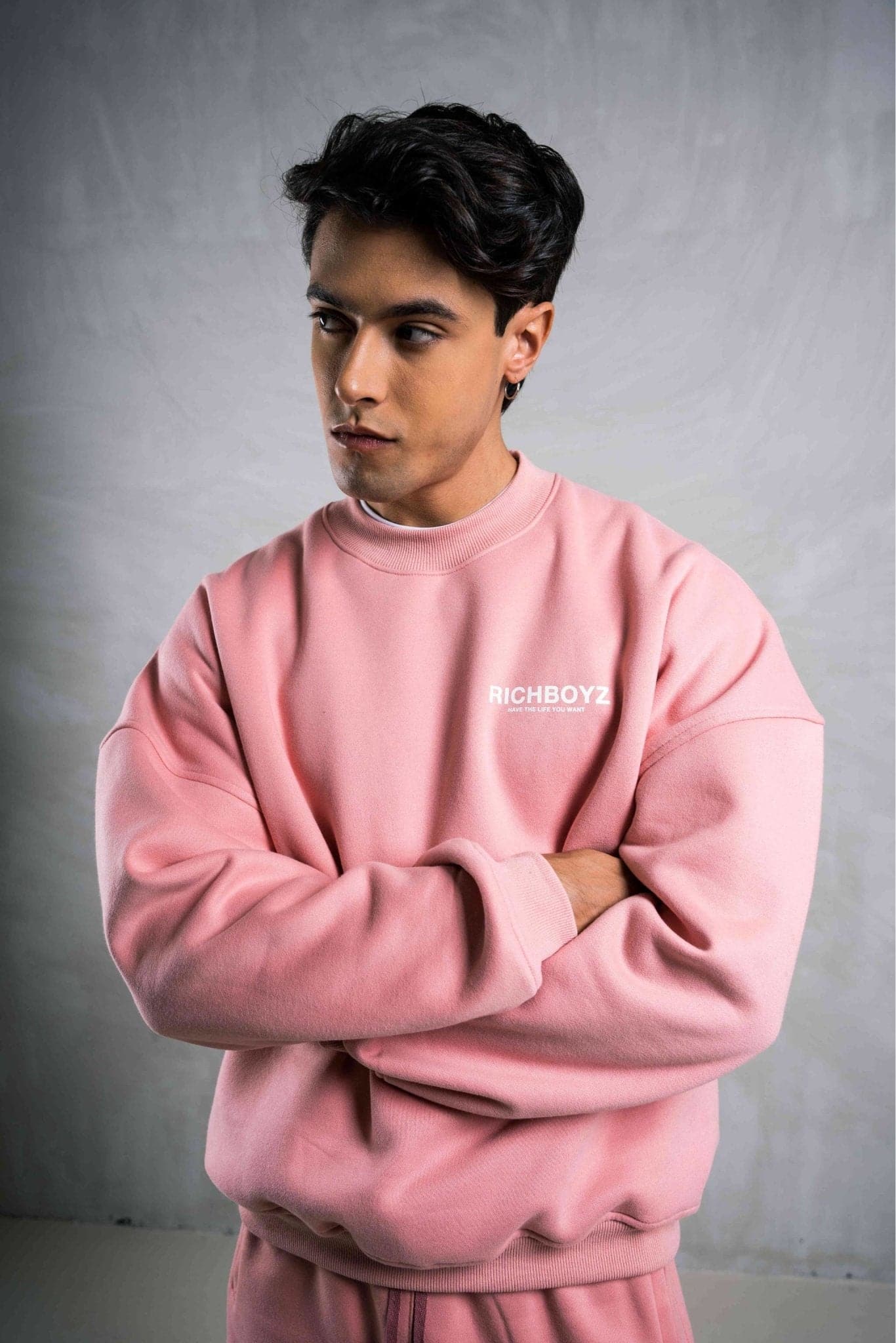 SWEATSHIRT - PASTEL PINK - Richboyz
